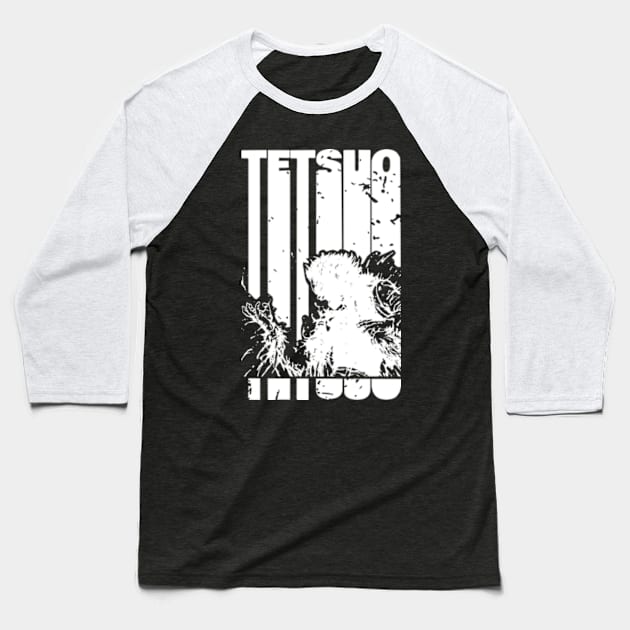 Akira Tetsuo Losing Arm | Black Baseball T-Shirt by Animangapoi